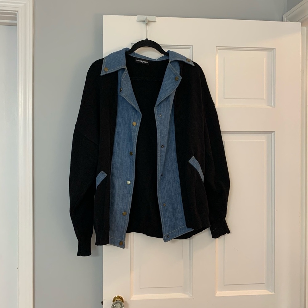 Monachrom jean/sweater cardigan